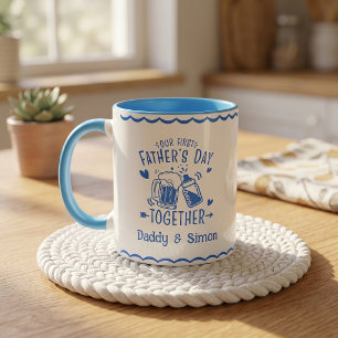 Unser erster gemeinsamer Vatertag Becher Tasse
