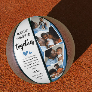 Unser erster gemeinsamer Vatertag! Fotocollage Basketball