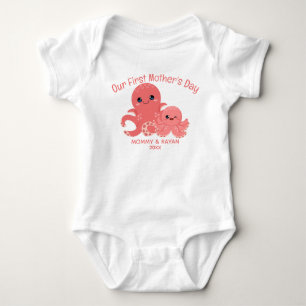 Unser erster Muttertag, Baby Octopus individuelle  Strampler