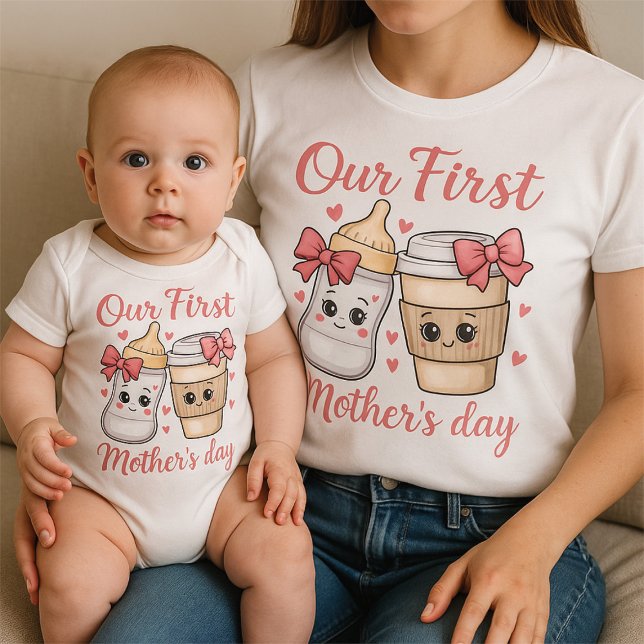 Unser erster Muttertag Baby Strampler (Von Creator hochgeladen)