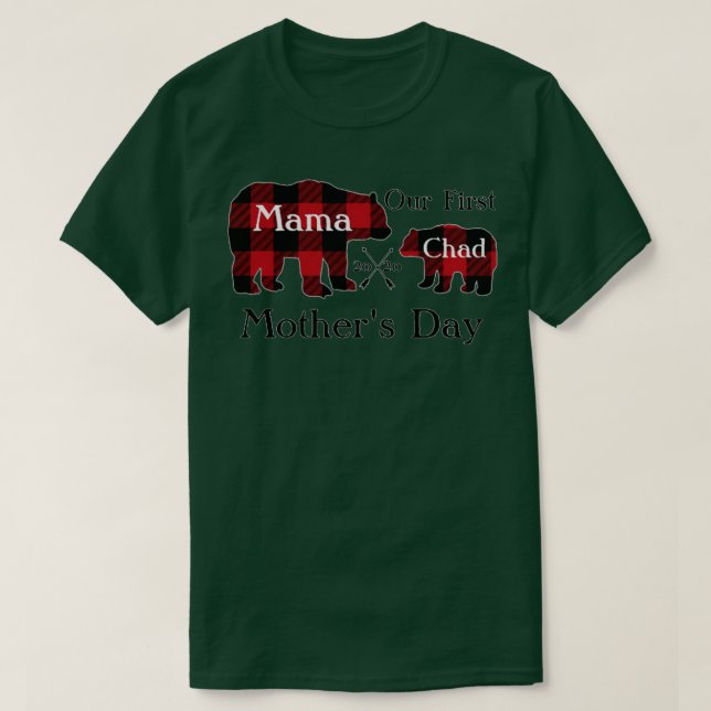 Unser erster Muttertag T-Shirt (Design vorne)