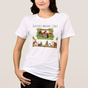 Unser erster Muttertag Tri-Blend Shirt