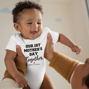 Unser erster Muttertag zusammen Baby-Body Baby Strampler