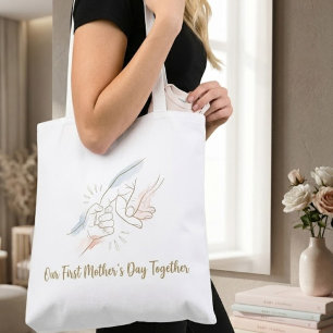 Unser erster Muttertag zusammen Tragetasche - Mini Tasche