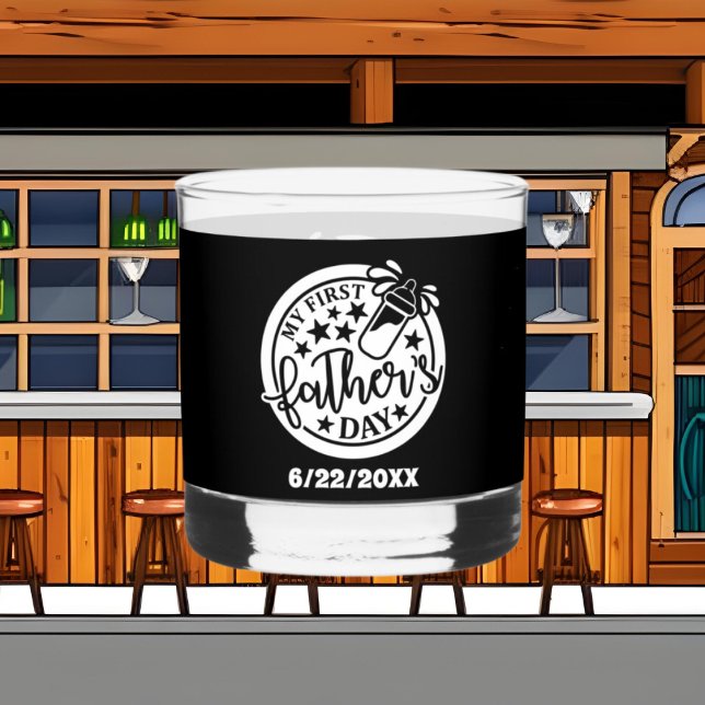 Unser Erster Tag des Vaters Whiskyglas (Von Creator hochgeladen)