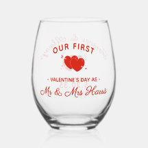 Unser erster Valentinstag als Herr und Frau Person