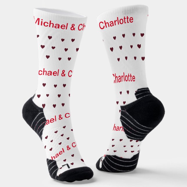 Unser erster Valentinstag als Herr und Frau Socken (Gewinkelt)