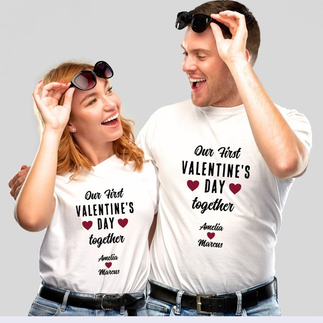 Unser erster Valentinstag gemeinsam T-Shirt (Von Creator hochgeladen)