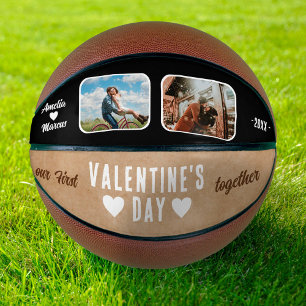Unser erster Valentinstag zusammen 2 Fotos Basketball