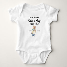 UNSER ERSTER VATER-TAG BABY STRAMPLER