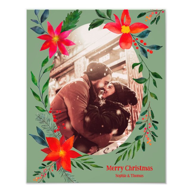 Unser erster Weihnachtsfest, maßgeschneiderter Fot Fotodruck (Vorne)