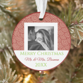 Unser erstes Foto Ornament nach Maß Weihnachten