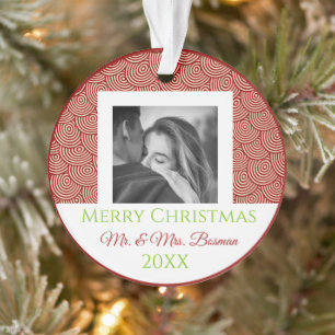 Unser erstes Foto Ornament nach Maß Weihnachten