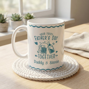 Unser erstes gemeinsames Vatertags-Tasse Kaffeetasse