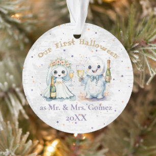 Unser erstes Halloween als Mr. & Mrs. Ornament