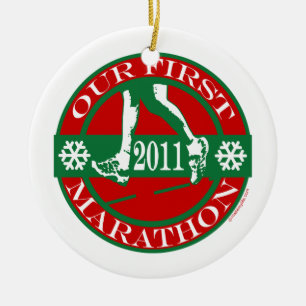 Unser erstes Marathon Keramikornament