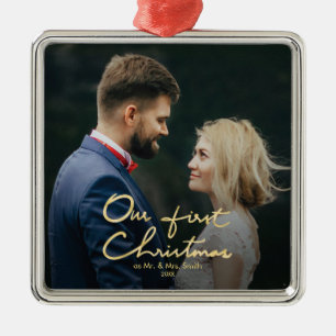 Unser erstes ornament aus metall