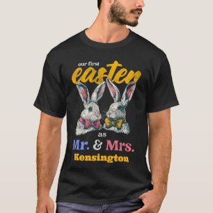 Unser erstes Ostern als Herr und Frau Bunny Rabbit T-Shirt