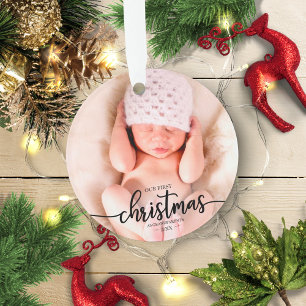 Unser erstes Weihnachten als Großeltern Elegantes  Ornament