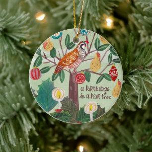 Unser erstes Weihnachten als Großeltern Foto Keramik Ornament