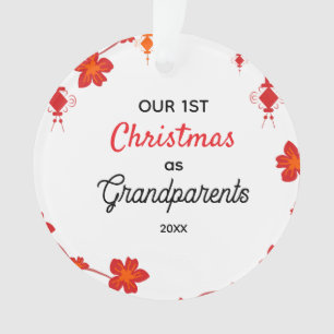 Unser erstes Weihnachten als Großeltern Ornament