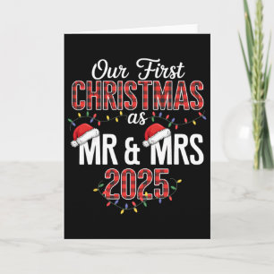 Unser erstes Weihnachten als Herr und Frau 2025 Pa Karte