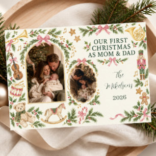 Unser erstes Weihnachten als Mama und Papa Foto