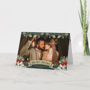 Unser erstes Weihnachten Grüne Foto für Neuvermähl