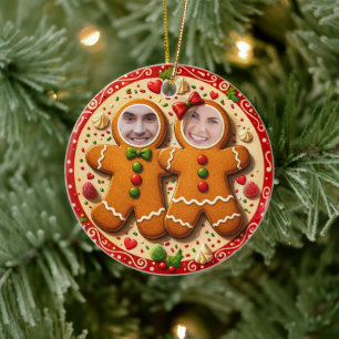 Unser erstes Weihnachten Herr und Frau lustiger Le Keramik Ornament