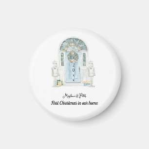 Unser erstes Weihnachten in unserem neuen Zuhause Magnet