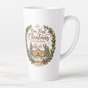 Unser erstes Weihnachten in unserem neuen Zuhause Milchtasse