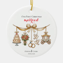 Unser erstes Weihnachten verheiratet Neuvermählte