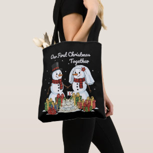 Unser erstes Weihnachten zusammen Frischvermählt Tasche