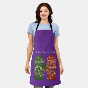 Unser erstes Weihnachten zusammen Gemütlich Gestri Schürze