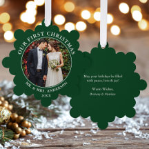 Unser erstes Weihnachts-Couple-Foto Green