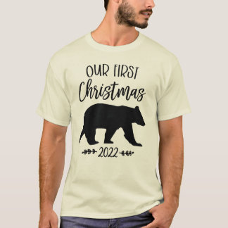 Unser erstes Weihnachtsbär-Paar-T-Shirt | Passend T-Shirt