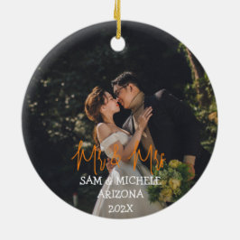 Unser erstes Weihnachtsbaumholz von Mr. und Mrs. Keramik Ornament