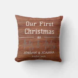Unser erstes Weihnachtsbaumholz von Mr. und Mrs. Kissen