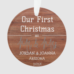Unser erstes Weihnachtsbaumholz von Mr. und Mrs. Ornament