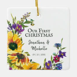 Unser erstes Weihnachtsblumenangebot Keramikornament