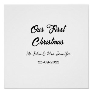 Unser erstes Weihnachtsdatum - Herr und Frau - Poster