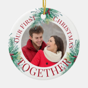 Unser erstes Weihnachtsfest mit maßgeschneidertem Keramik Ornament