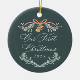Unser erstes Weihnachtsgeschenk mit neuem Foto Keramik Ornament