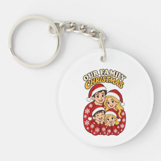Unser Familien-Weihnachtsschlüsselanhänger Schlüsselanhänger