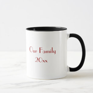 Unser familienweihnachtliches Foto Tasse