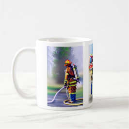 Unser Feuerwehrmann, unser Held Kaffeetasse