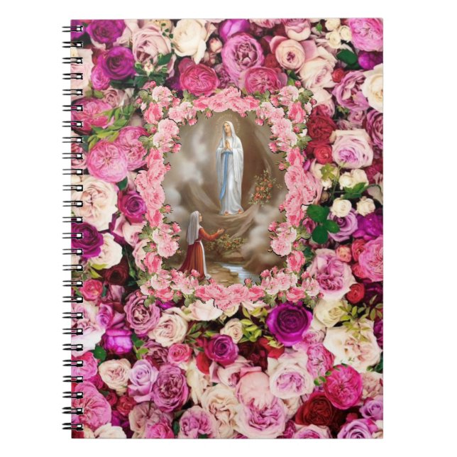 Unser Foto-Notizbuch Damen-Of Lourdes Notizblock (Vorderseite)