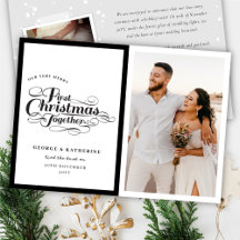 Unser fröhliches Weihnachts-Zusammen-Script-Foto
