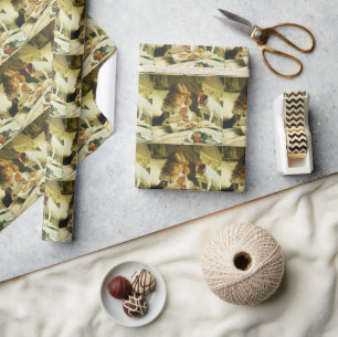 Unser Gebet sprechend, Spannung Charles Burton Bar Geschenkpapier