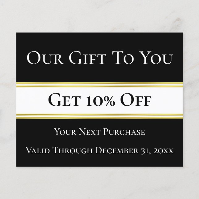 Unser Geschenk an Sie erhalten 10% Rabatt auf Schw Flyer (Vorne)